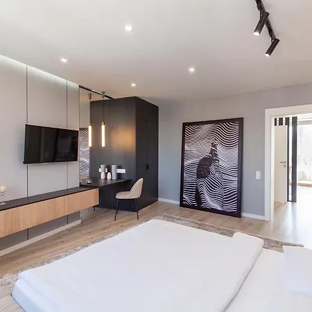 公寓 Royal Vip Jacuzzi 利沃夫